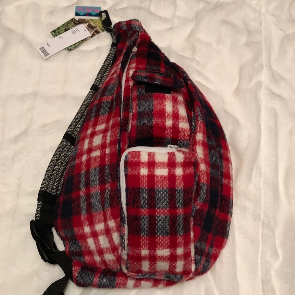 KAVU Plaid Rope Sling Bag